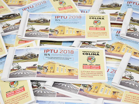 Prefeitura de Colina começa a distribuir carnês do IPTU 2018